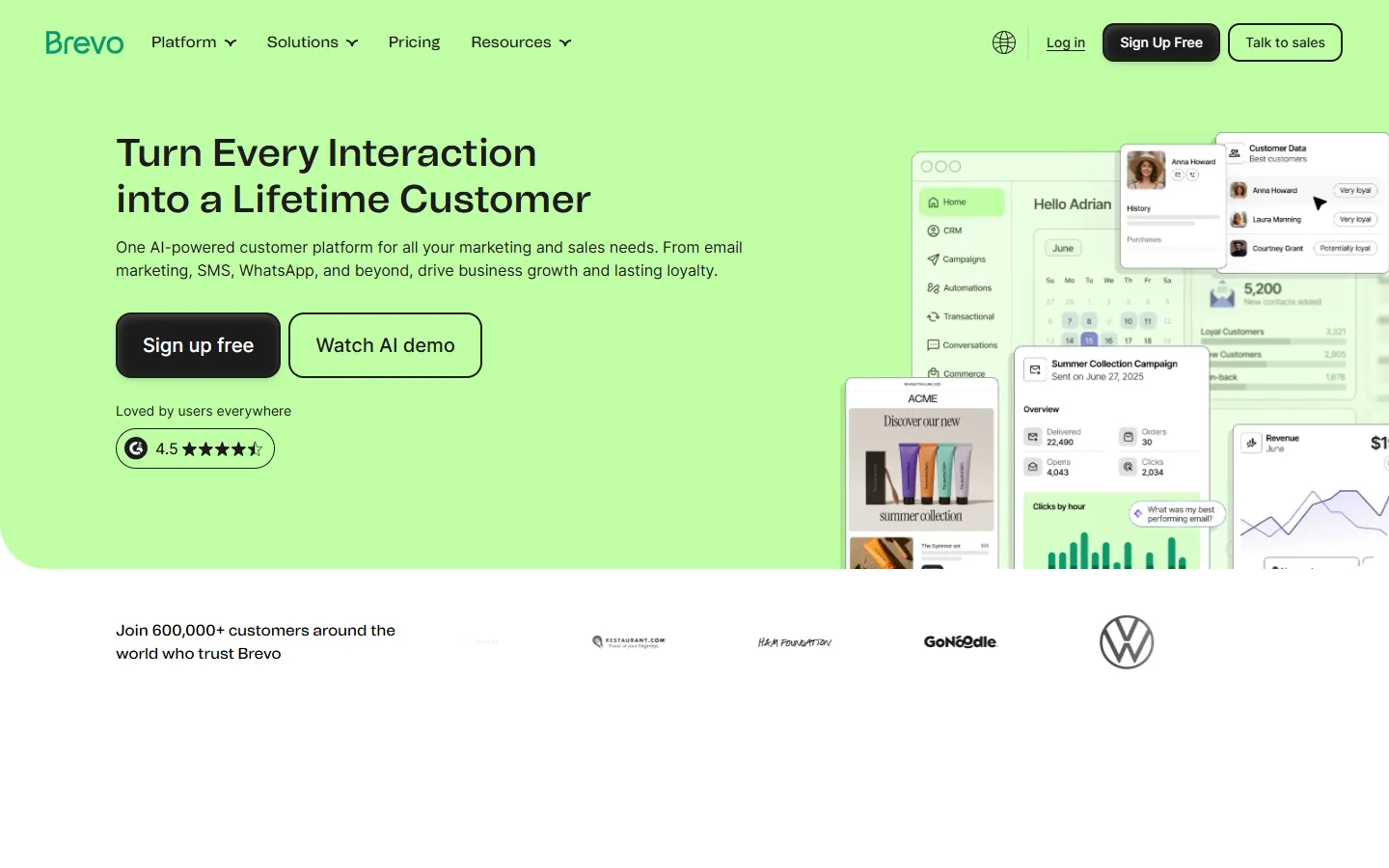 Brevo screenshot 1